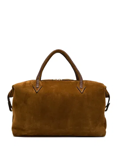 Metier Braided Handle Tote Bag In Brown