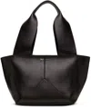 Metier Market Weekend Leather Tote In Cacao