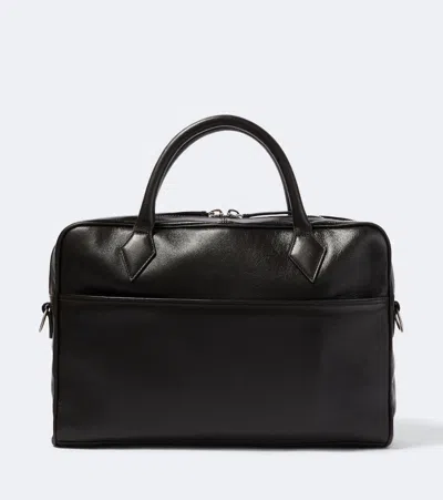 Metier Métier Closer Slim Leather Briefcase