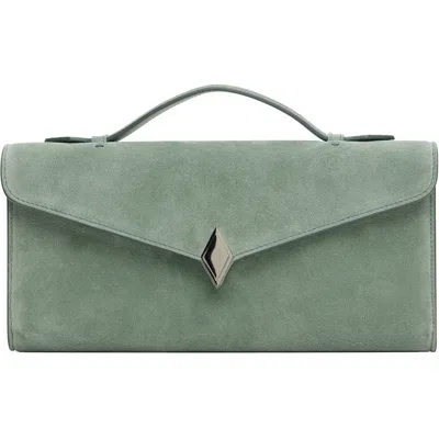 Metier Green Edge Clutch In Terra