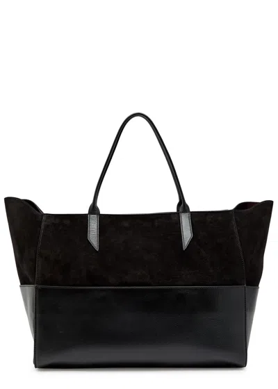 Metier Incognito 42 Suede Tote Bag In Black
