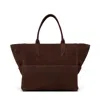 Metier Incognito Crossbody Bag In Chocolate Suede