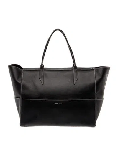 Pre-owned Metier Leather Incognito Small In Black