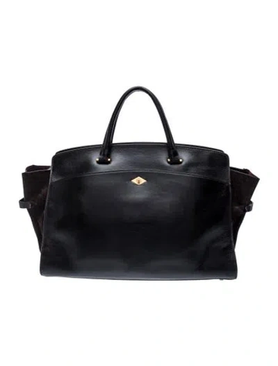 Pre-owned Metier Leather Private Eye Large In Black