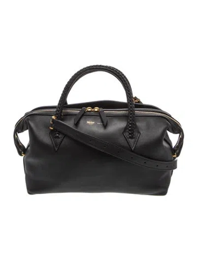 Pre-owned Metier Leather Vérité City Small In Black