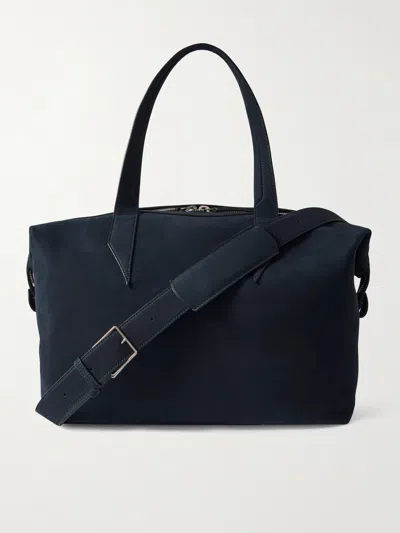 Metier Nomad All Day Nubuck Weekend Bag In Blue