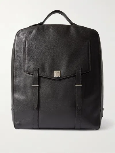 Metier Rider Full-grain Leather Backpack In Brown