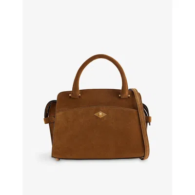 Metier Womens Private Eye Mini Suede Top-handle Bag Marrakech