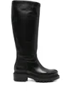 Metisse Woman Boot Black Size 7 Calfskin In Black