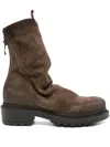 Metisse 40mm Slouch Calf-suede Boots In Brown
