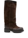 Metisse 40mm Slouch Knee-high Boots In Brown
