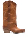 Metisse 50mm Cowboy Boots In Brown
