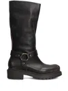 Metisse Woman Boot Dark Brown Size 6 Leather In ブラウン