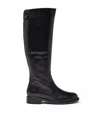 Metisse Black Leather Boots In Black