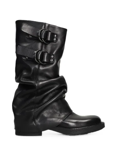 Metisse Buckle-fastening Boots In Black