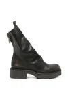 Metisse Distressed-effect Ankle Boots In Black