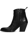 Metisse Leather Boots In Black