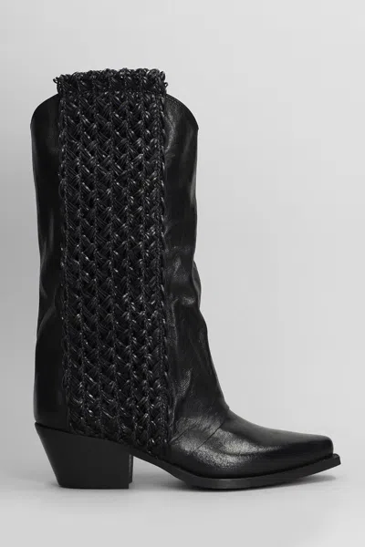 Metisse Texan Boots In Black