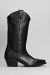 Metisse Texan Boots In Black