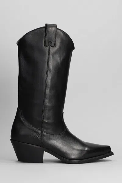 Metisse Texan Boots In Black