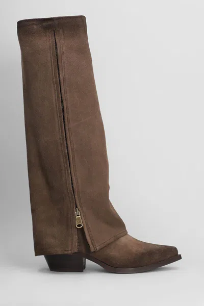 Metisse Texan Boots In Brown