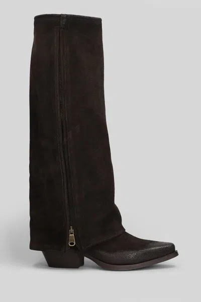Metisse Texan Boots In Brown
