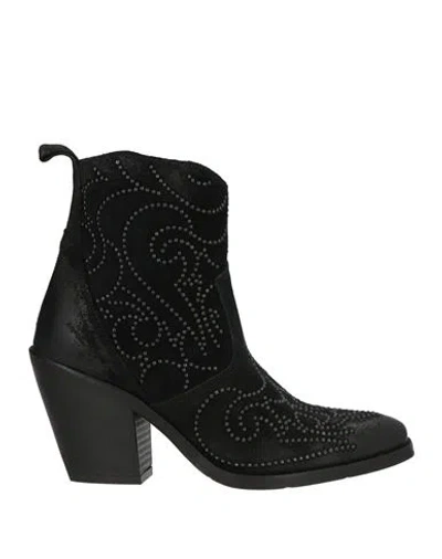 Metisse Woman Ankle Boots Black Size 5 Leather