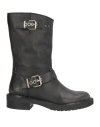 Metisse Woman Ankle Boots Black Size 7 Leather In Black