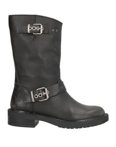 Metisse Woman Ankle Boots Black Size 7 Leather
