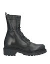 Metisse Woman Ankle Boots Black Size 8 Calfskin In Black