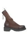 Metisse Woman Ankle Boots Cocoa Size 11 Soft Leather In Brown
