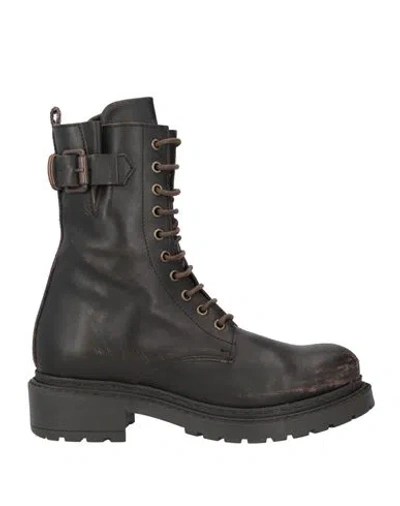 Metisse Woman Ankle Boots Dark Brown Size 6 Leather