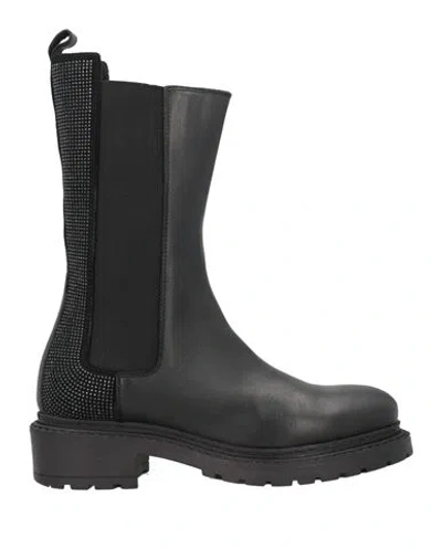 Metisse Woman Boot Black Size 8 Calfskin