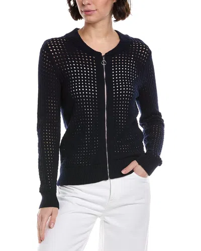 Metric Knits Cardigan In Black