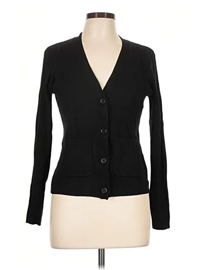 Pre-owned Metric Knits Cardigan Sweater In Black