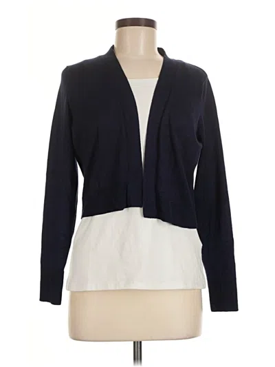Pre-owned Metric Knits Cardigan Sweater In Blue