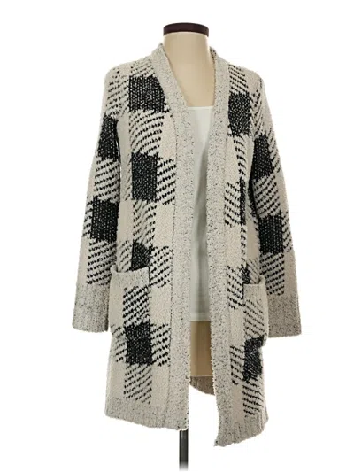 Pre-owned Metric Knits Kimono In Gray
