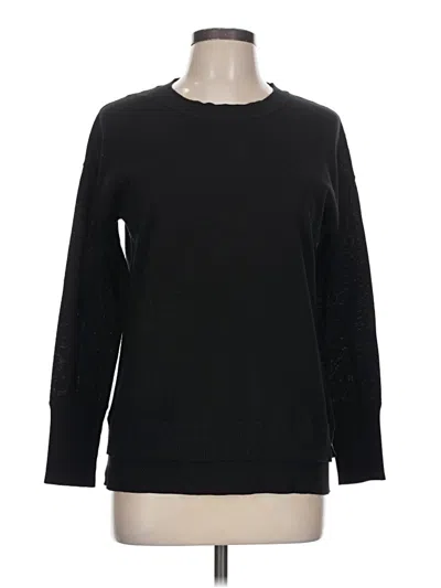 Pre-owned Metric Knits Pullover Sweater In Black