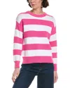Metric Knits Pullover In Pink