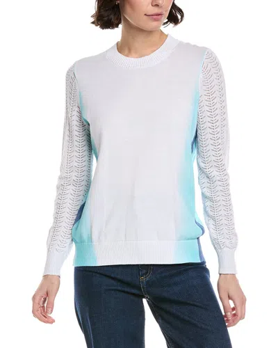 METRIC KNITS METRIC KNITS SIDE STRIPE PULLOVER
