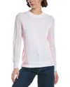 Metric Knits Side Stripe Pullover In Purple