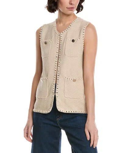 Metric Knits Sweater In Beige
