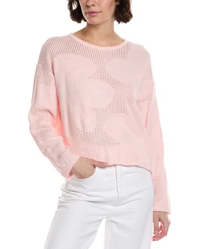 Metric Knits Sweater In Pink
