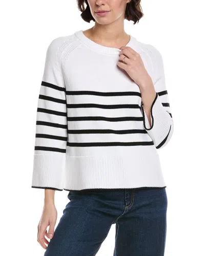 Metric Knits Sweater In White