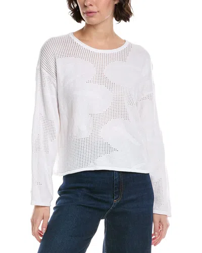 Metric Knits Sweater In White