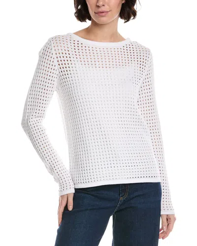 Metric Knits Sweater In White