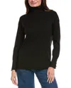 Metric Knits Turtleneck Tunic In Black