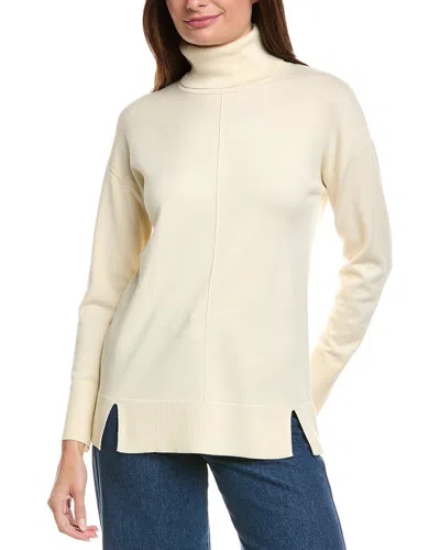 Metric Knits Turtleneck Tunic In Neutral