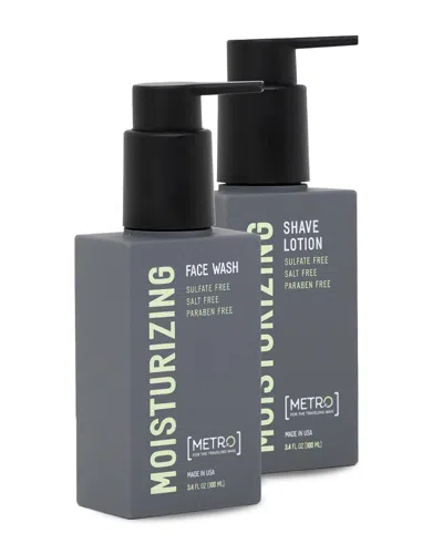 Metro Man 100ml Moisturizing Shave Lotion & Face Wash Bundle