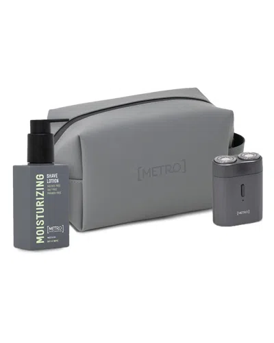 Metro Man 100ml Moisturizing Shave Lotion & Pilot Usb Electric Shaver Bundle